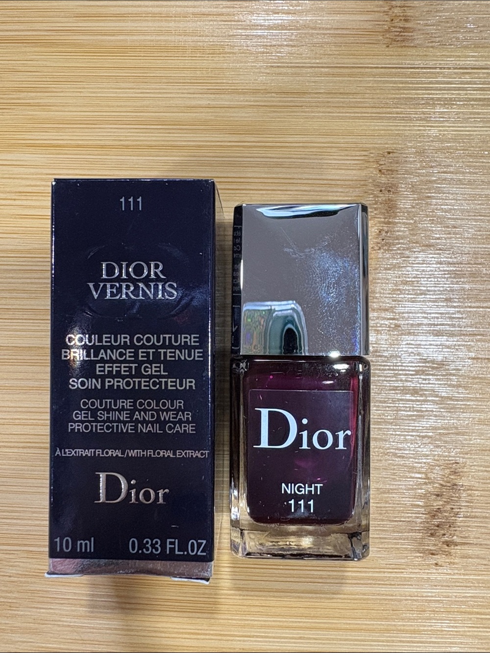 Dior Press-On Nails — Deep Berry Night 111